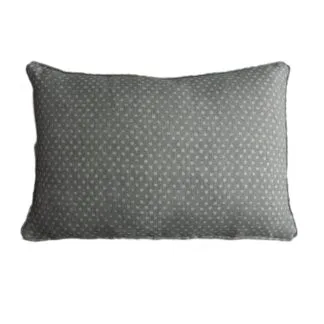 Grey Polka Dot Spot Linen Cushion